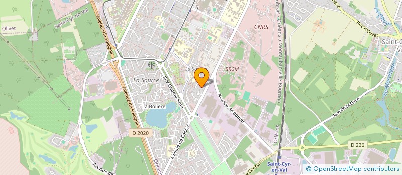 localisation de l'entreprise SCI AMENZOU à ORLEANS