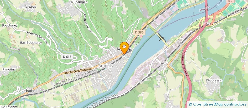 localisation de l'entreprise SCI AMEO  AMPUIS