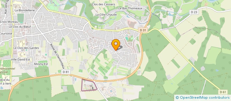 localisation de l'entreprise SCI AMERA  AMBOISE