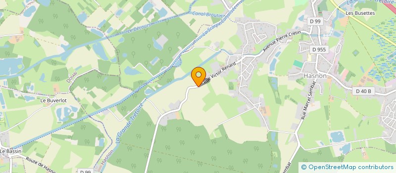 localisation de l'entreprise SCI AMERICA  HASNON