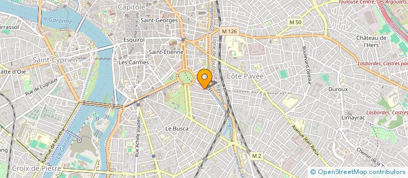 localisation de l'entreprise SCI AMERICH  TOULOUSE