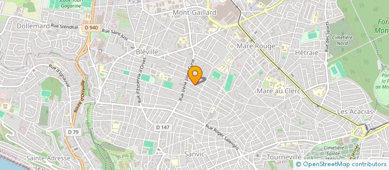 localisation de l'entreprise SCI AMERICO à LE HAVRE