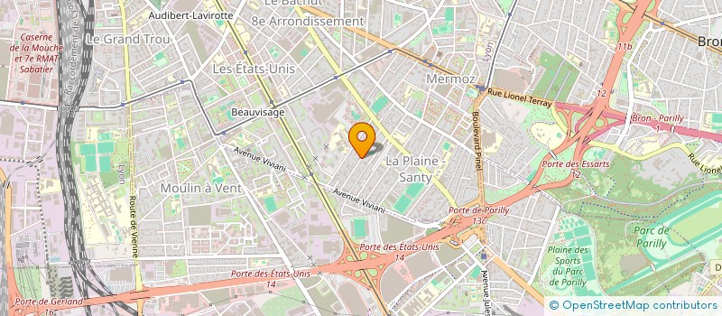 localisation de l'entreprise SCI AMERYCKX  LYON