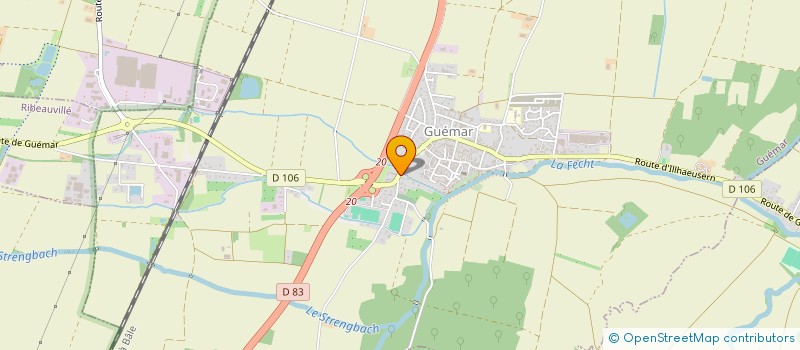 localisation de l'entreprise SCI AMETA  GUEMAR