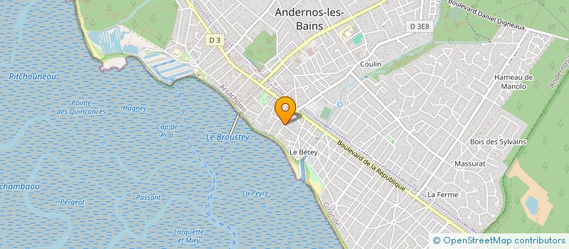 localisation de l'entreprise SCI AMETCHA  ANDERNOS-LES-BAINS