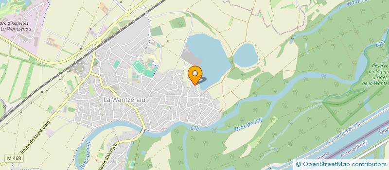 localisation de l'entreprise SCI AMETHYS  LA WANTZENAU