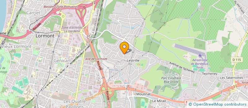 localisation de l'entreprise SCI AMETHYSTE  LORMONT