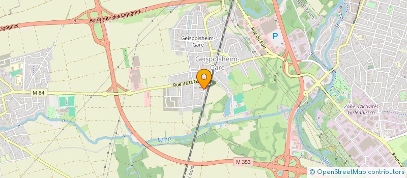 localisation de l'entreprise SCI AMETHYSTE  GEISPOLSHEIM