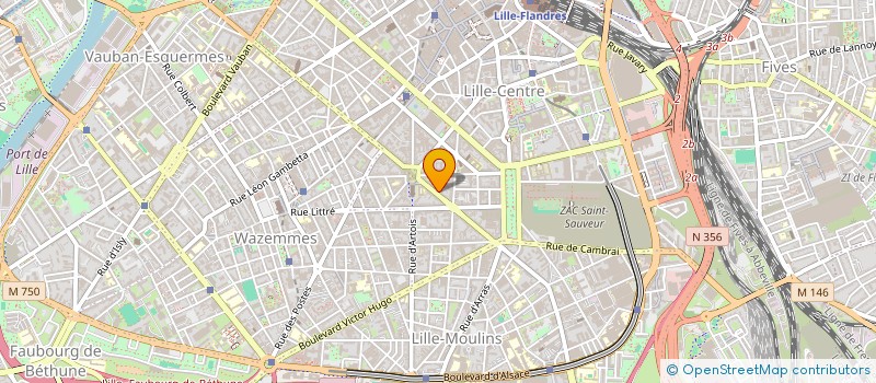 localisation de l'entreprise SCI AMETO à LILLE