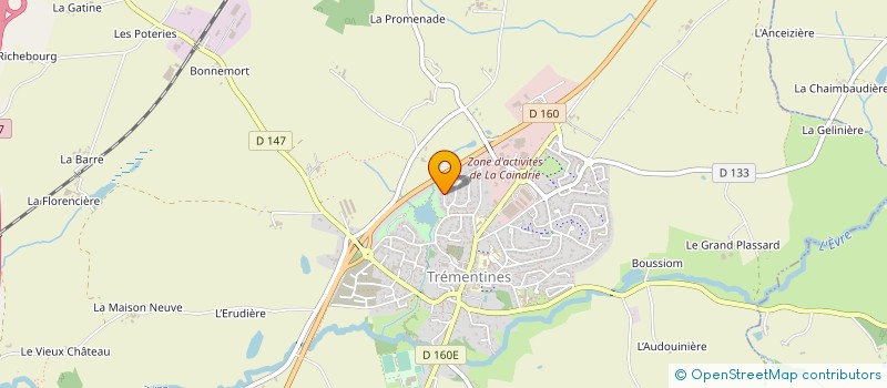 localisation de l'entreprise SCI AMETO  TREMENTINES