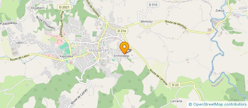 localisation de l'entreprise SCI AMETSA à HASPARREN