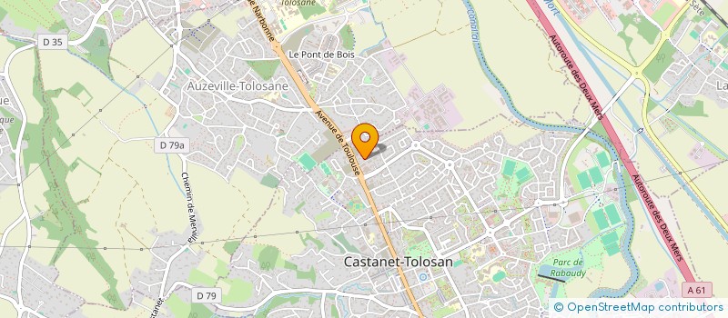 localisation de l'entreprise SCI AMETYSTE à CASTANET-TOLOSAN