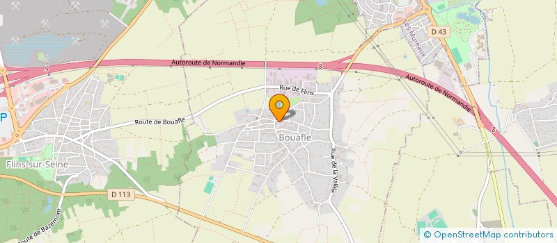 localisation de l'entreprise SCI AMEVAL  BOUAFLE