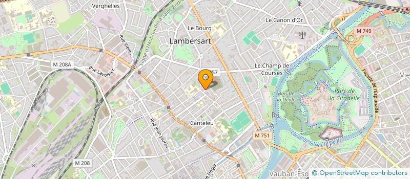 localisation de l'entreprise SCI AMEVIDU à LAMBERSART