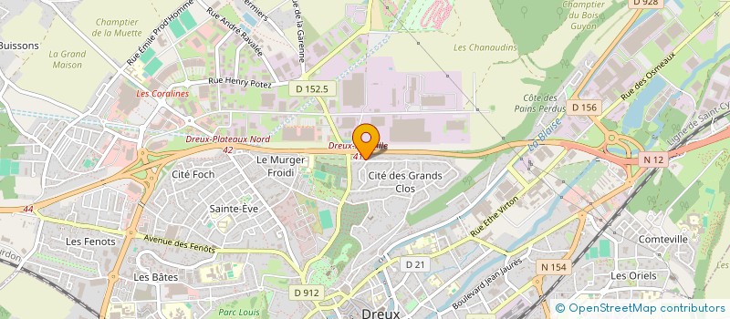 localisation de l'entreprise SCI AMEYE ELOY à DREUX