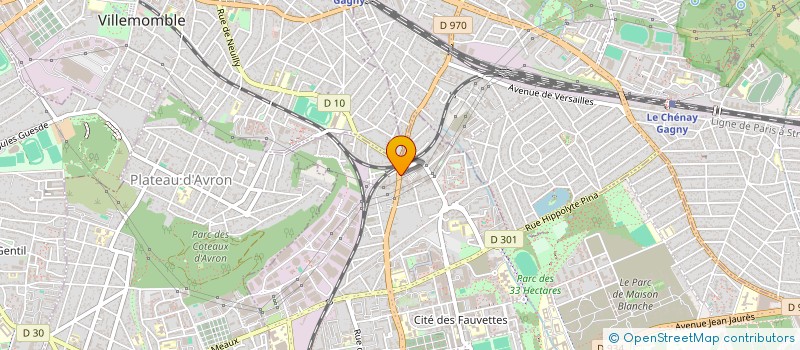 localisation de l'entreprise SCI AMF  NEUILLY-SUR-MARNE