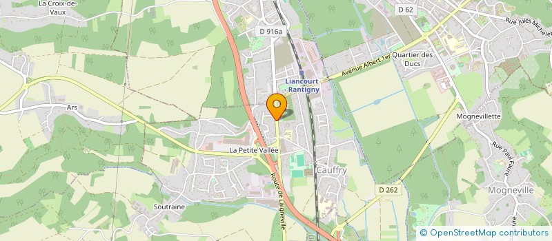 localisation de l'entreprise SCI AMF INVEST  CAUFFRY