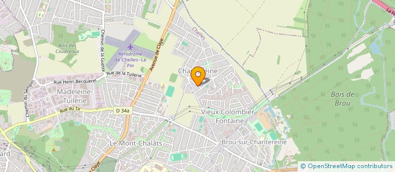 localisation de l'entreprise SCI AMFR  CHELLES