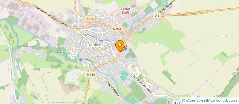 localisation de l'entreprise SCI AMFYMAS  DOULLENS