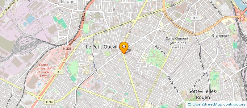 localisation de l'entreprise SCI AMG 3 à LE PETIT-QUEVILLY