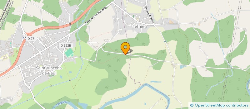 localisation de l'entreprise SCI AMG  SAINT-VINCENT-DE-PAUL