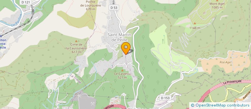 localisation de l'entreprise SCI AMG à LA TURBIE