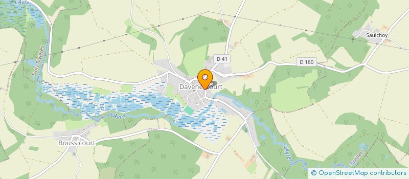 localisation de l'entreprise SCI AMG  ETELFAY