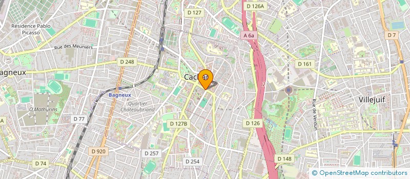 localisation de l'entreprise SCI AMG  CACHAN