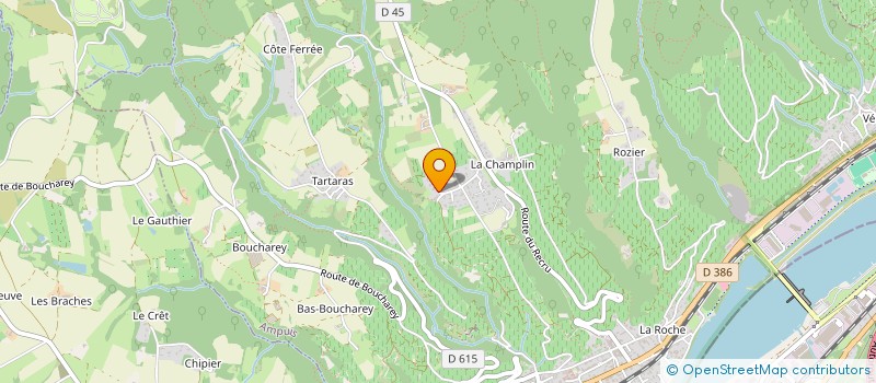 localisation de l'entreprise SCI AMG  AMPUIS