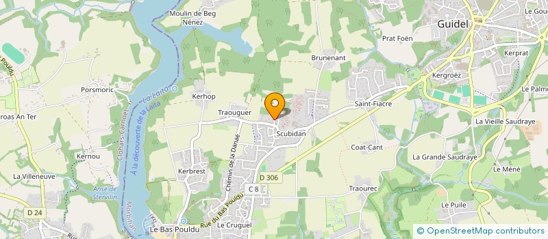 localisation de l'entreprise SCI AMG  GUIDEL