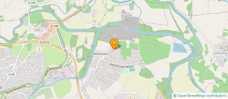 localisation de l'entreprise SCI AMG DES COTEAUX à CARCASSONNE