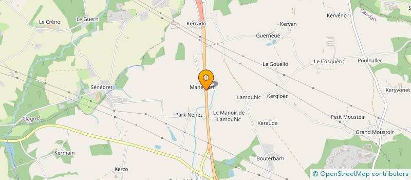 localisation de l'entreprise SCI AMG IMMO  CAUDAN