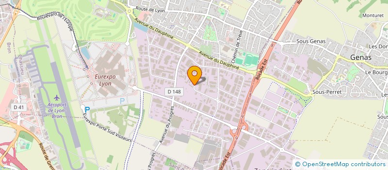 localisation de l'entreprise SCI AMG INVEST  CHASSIEU