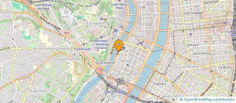 localisation de l'entreprise SCI AMG2  LYON