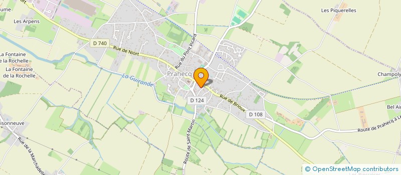 localisation de l'entreprise SCI AMGALU  PRAHECQ