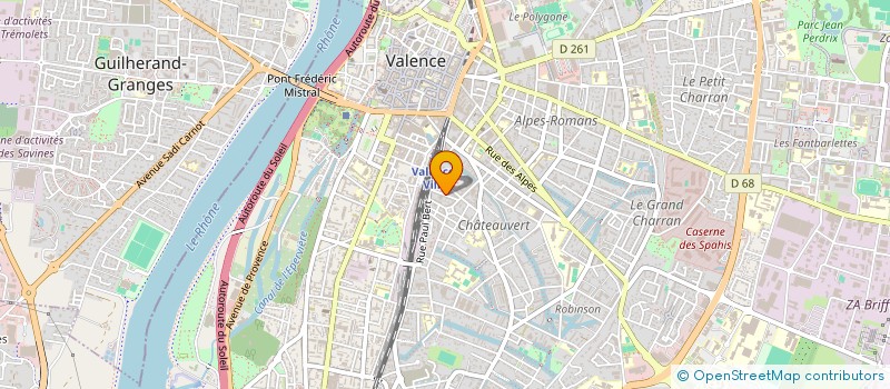 localisation de l'entreprise SCI AMGHAR à VALENCE