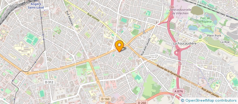 localisation de l'entreprise SCI AMGM à ANGERS