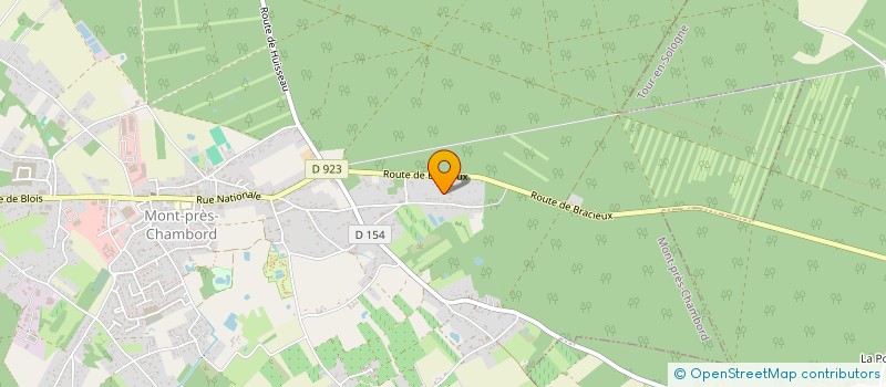 localisation de l'entreprise SCI AMGM  MONT-PRES-CHAMBORD
