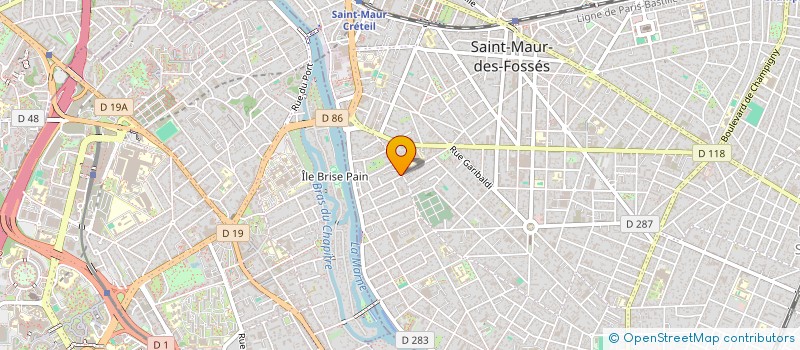 localisation de l'entreprise SCI AMH 2 à SAINT-MAUR-DES-FOSSES