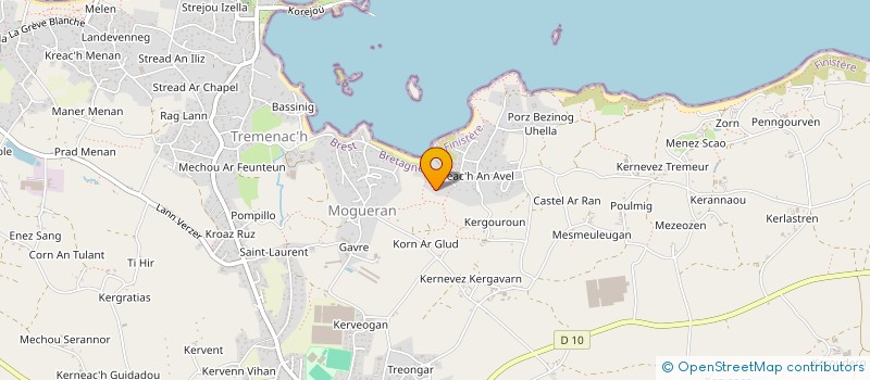 localisation de l'entreprise SCI AMHEOL  PLOUGUERNEAU