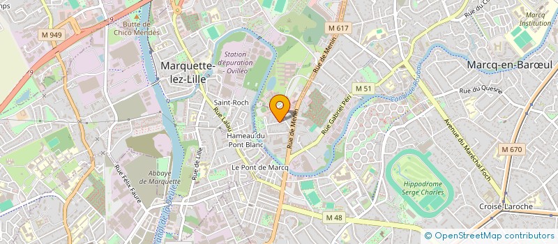 localisation de l'entreprise SCI AMI  MARCQ-EN-BARUL