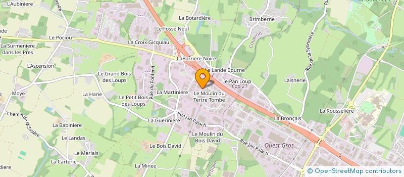 localisation de l'entreprise SCI AMI à COUERON