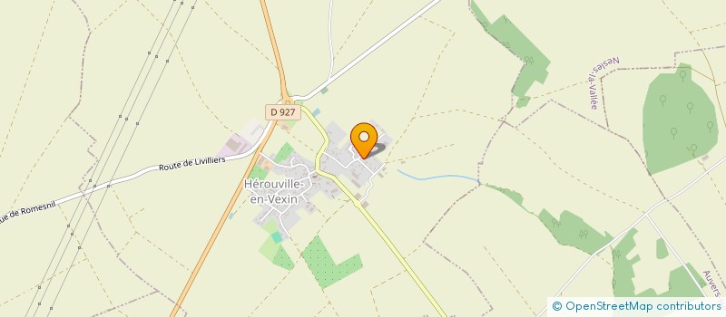 localisation de l'entreprise SCI AMI  HEROUVILLE-EN-VEXIN