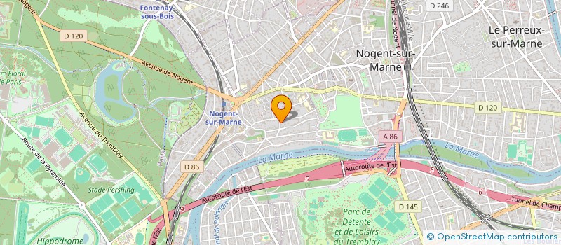 localisation de l'entreprise SCI AMI FRERES  NOGENT-SUR-MARNE