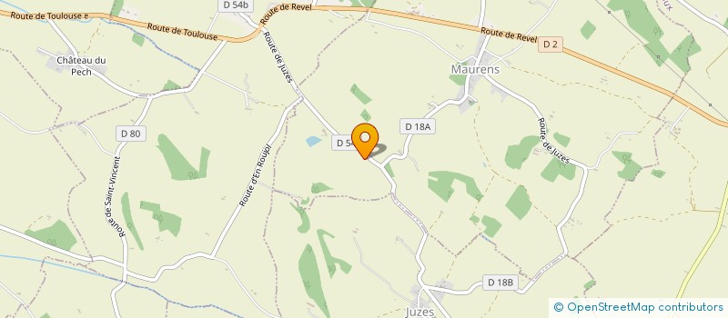 localisation de l'entreprise SCI AMIA  ST FELIX LAURAGAIS