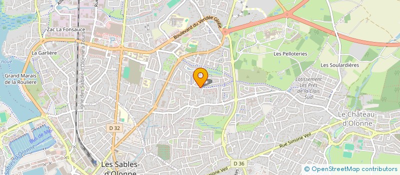 localisation de l'entreprise SCI AMIAND à LES SABLES D'OLONNE