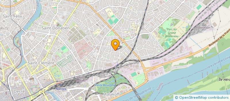 localisation de l'entreprise SCI AMIAUD 2 à NANTES