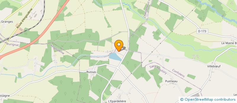 localisation de l'entreprise SCI AMIC  SAINT-ADJUTORY