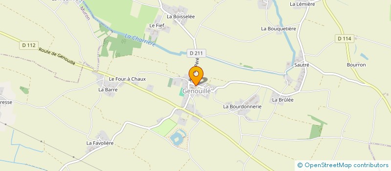 localisation de l'entreprise SCI AMICALEMENT V'HOTES  GENOUILLE