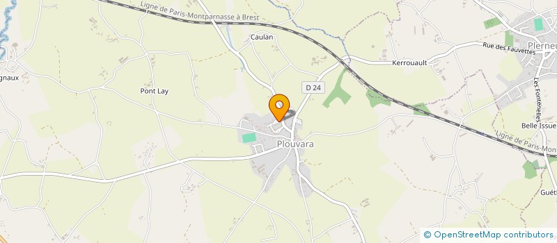 localisation de l'entreprise SCI AMICE  PLOUVARA